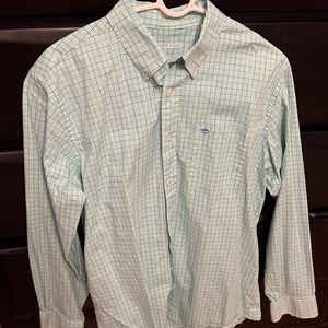 Southern Tide dress shirt, sharp and like new. Worn and washed 1x